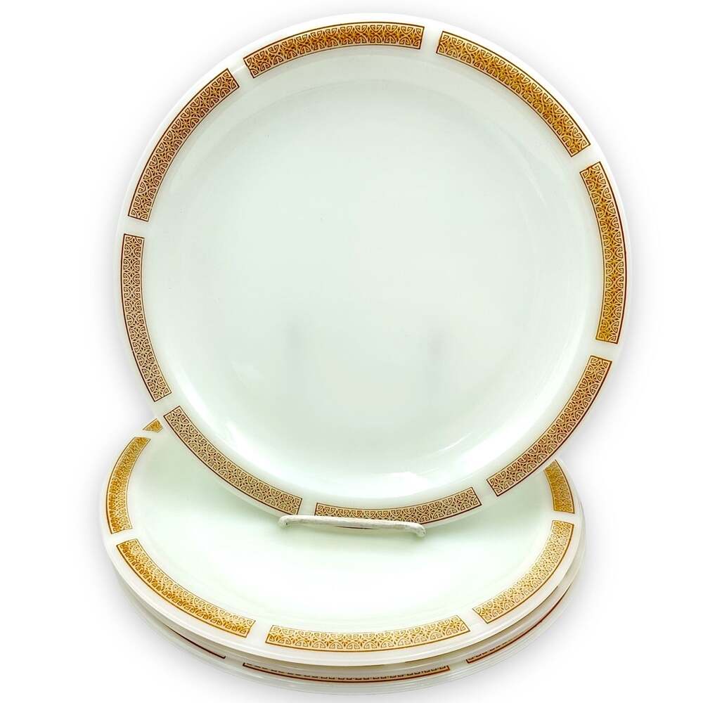 Vintage Anchor Hocking Athena Chop Plate 12” set of 3 retro mcm